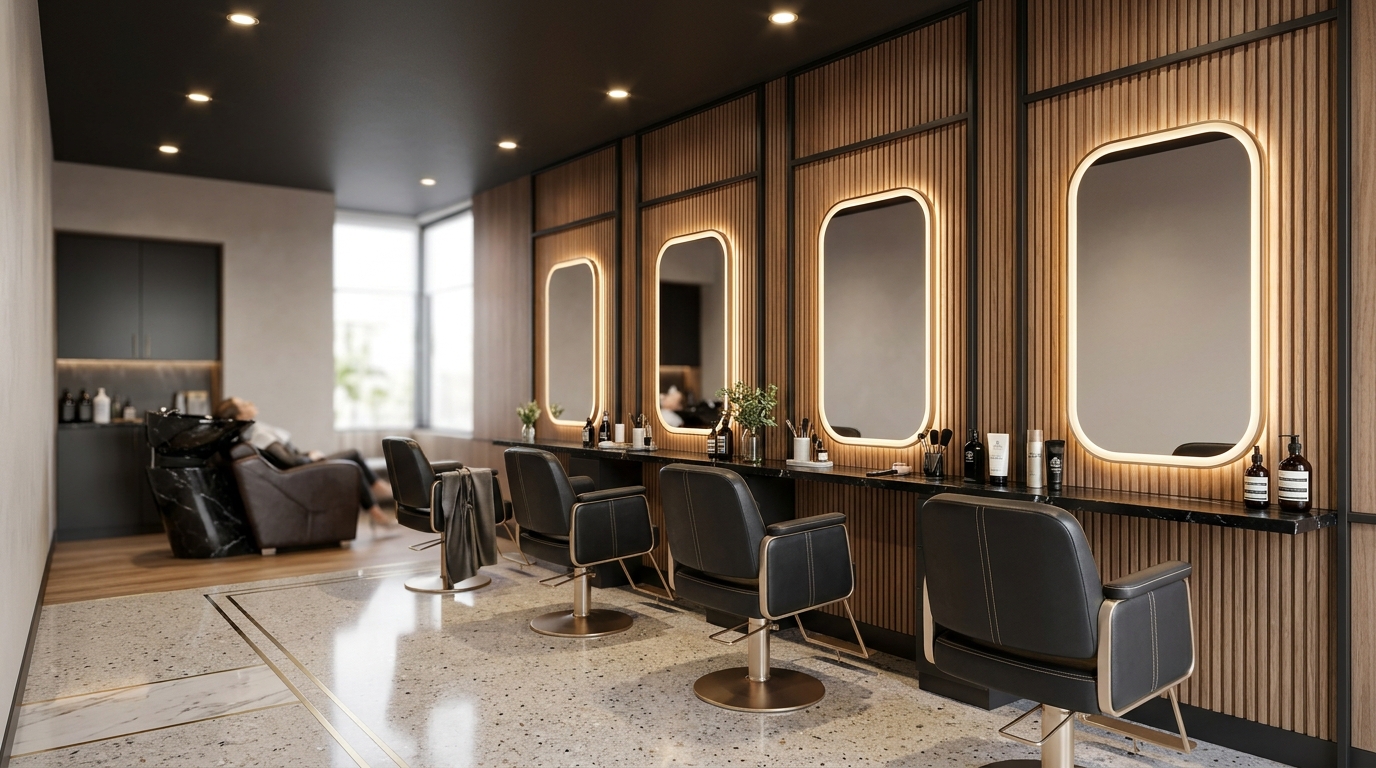 Galaxy Compact Salon Studio Architectural Design